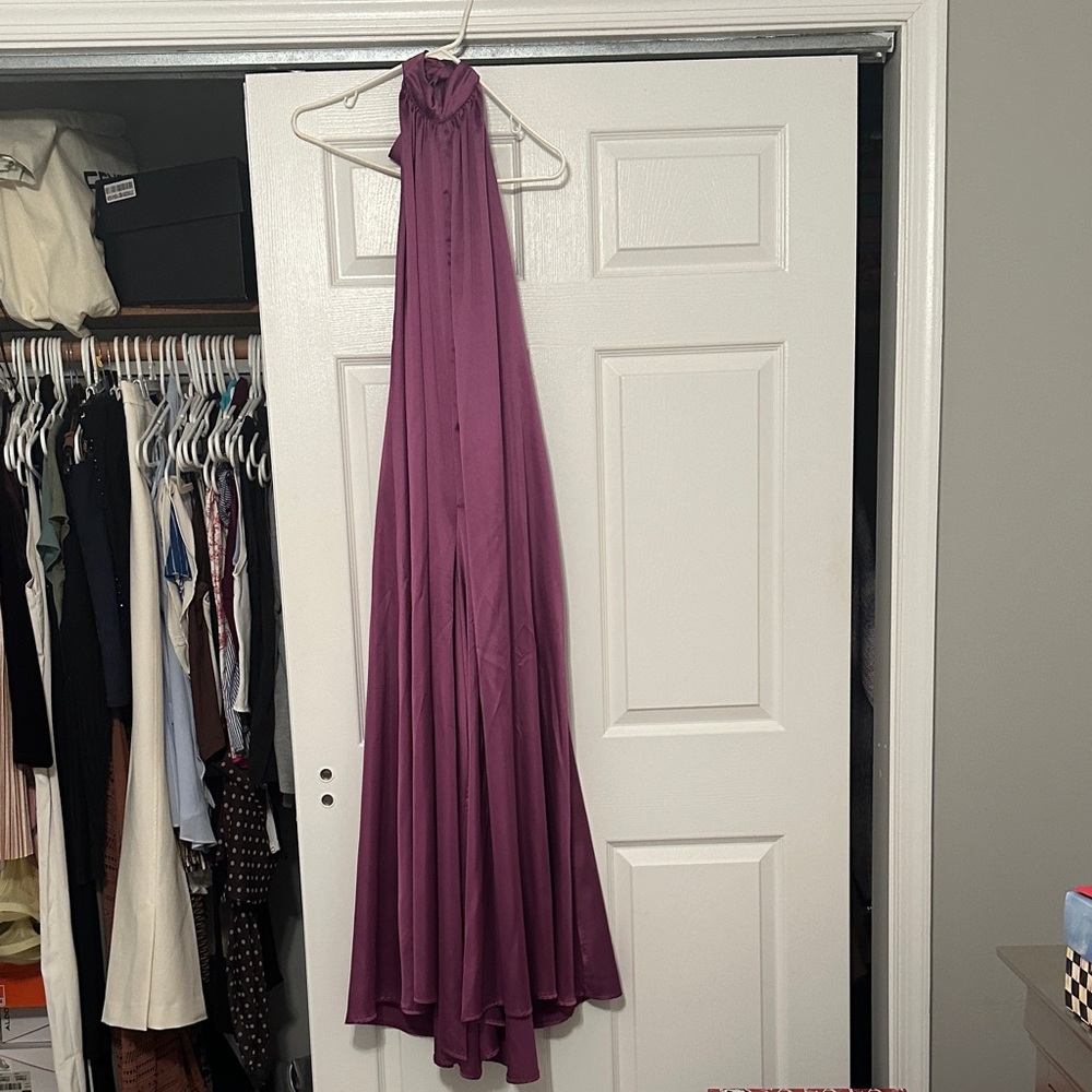 ASOS Purple Wide Leg Jumpsuit